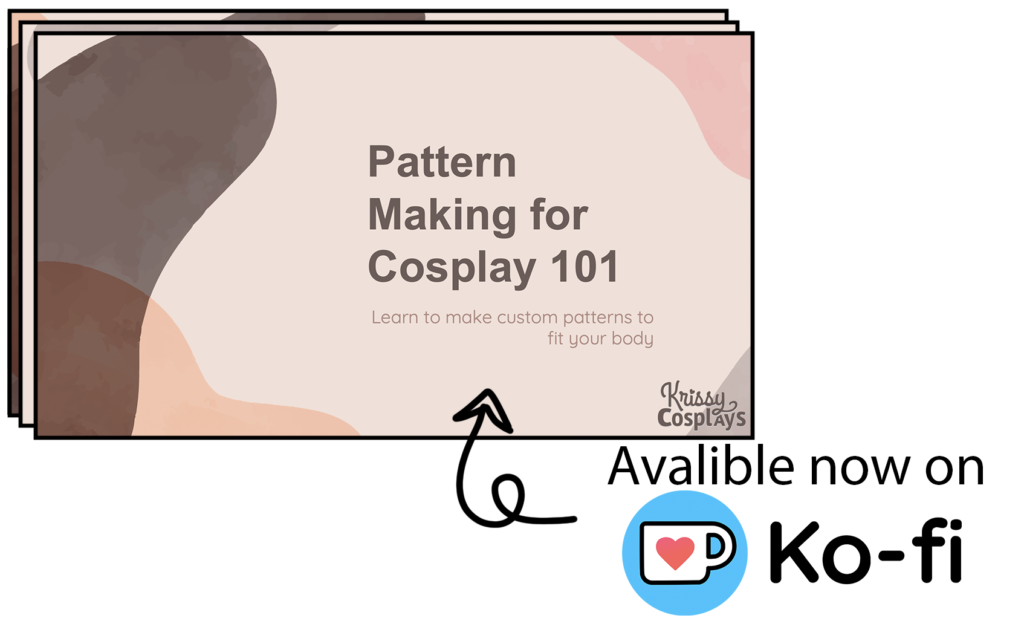 Learn to make your own patterns! An advertisement for my 2022 pattern making panel powerpoint presentation.