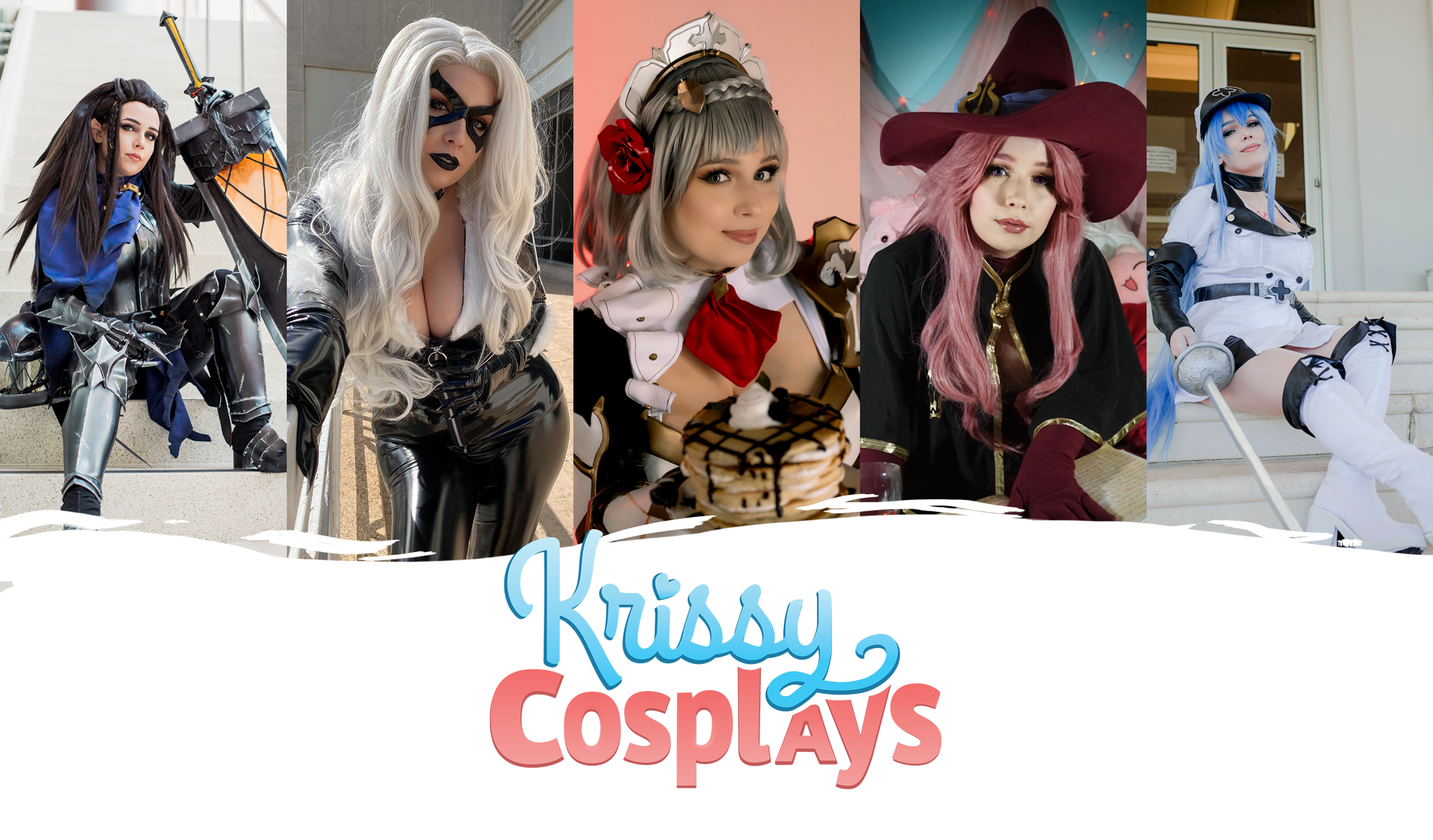 web banner for krissy cosplays